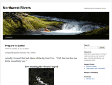 Tablet Screenshot of northwest-rivers.com